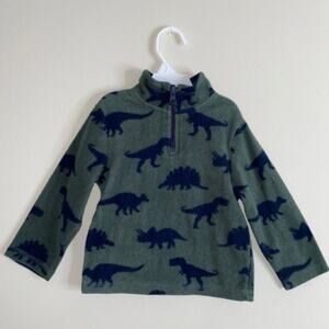 The children’s place dinosaur fleece zip sweater